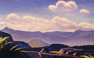 Rockwell Kent, Mountain Landscape Fine Art Reproduction Oil Painting
