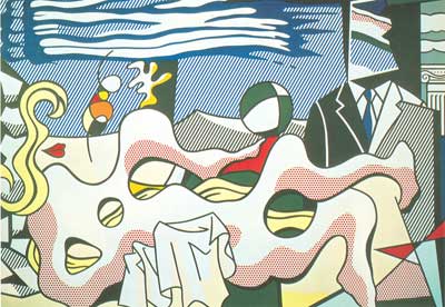 Roy Lichtenstein, Reclining Nude Fine Art Reproduction Oil Painting