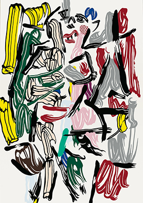 Roy Lichtenstein, Woman III Fine Art Reproduction Oil Painting