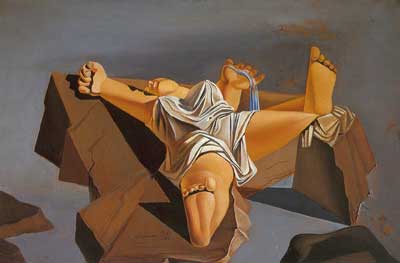 Salvador Dali, Femme Couchee Fine Art Reproduction Oil Painting