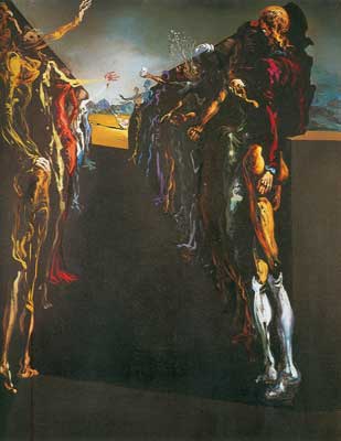 Salvador Dali, Palladios Thalia Corridor Fine Art Reproduction Oil Painting
