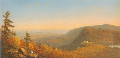 Sanford Robinson Gifford, Catskill Mountain House Fine Art Reproduction Oil Painting