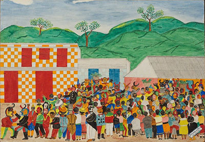 Seneque Obin, Country Landscape Fine Art Reproduction Oil Painting
