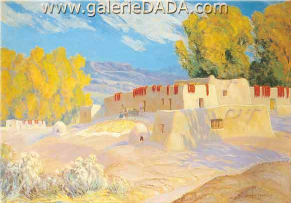 Sheldon Parsons, October in New Mexico Fine Art Reproduction Oil Painting
