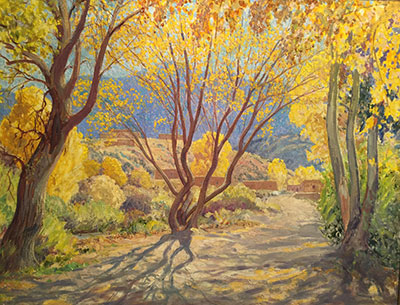 Sheldon Parsons, Santa Fe Fall Fine Art Reproduction Oil Painting