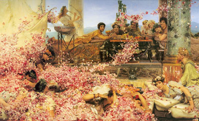 Sir Lawrence Alma-Tadema, Unconscious Rivals Fine Art Reproduction Oil Painting