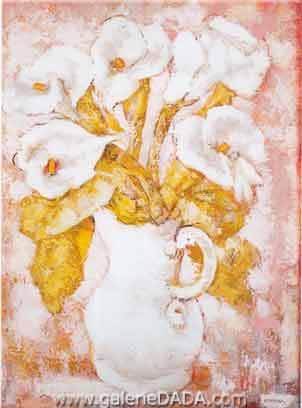 Tamara de Lempicka, Calla Lily 2 Fine Art Reproduction Oil Painting