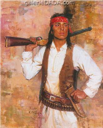 Tom Lovell, Chiricahua Scout Fine Art Reproduction Oil Painting