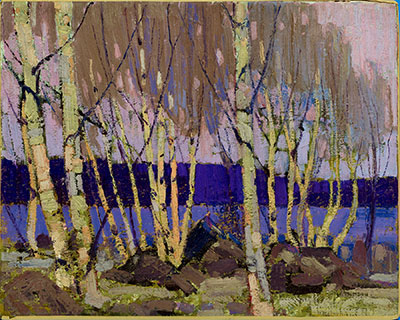 Tom Thomson, Evening, Canoe Lake Fine Art Reproduction Oil Painting