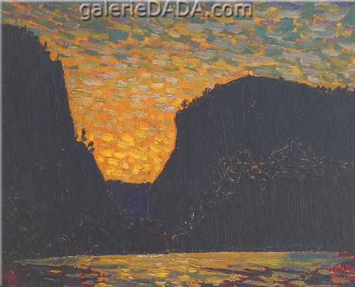 Tom Thomson, Petawawa Gorges Night Fine Art Reproduction Oil Painting