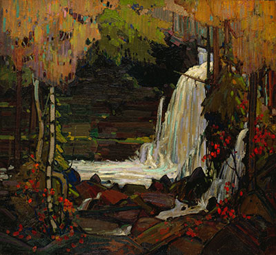 Woodland Waterfall - Tom Tom, Fine Art Reproduction Oil Painting