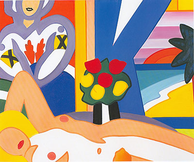Tom Wesselmann, Sunset Nude with Matisse Fine Art Reproduction Oil Painting