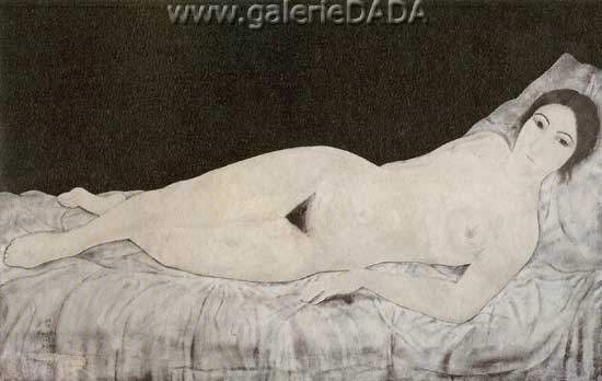 Tsuguharu Foujita, Nude Fine Art Reproduction Oil Painting