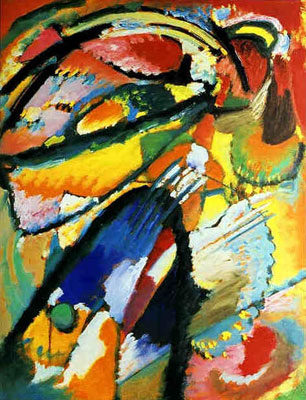 Vasilii Kandinsky, Angel of the Last Judgment Fine Art Reproduction Oil Painting