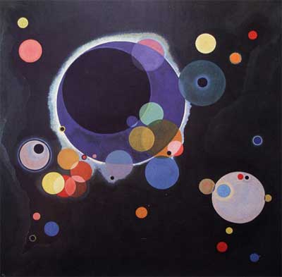 Vasilii Kandinsky, Several Circles Fine Art Reproduction Oil Painting