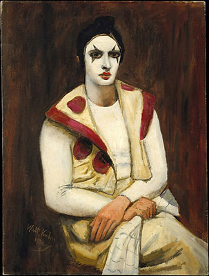 Clown with a Black Wig