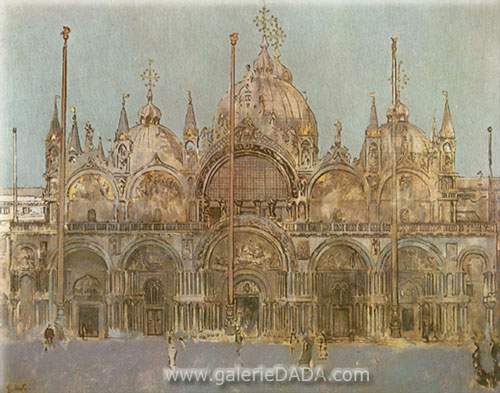 Walter Sickert, St Marks Cathedral Venice Fine Art Reproduction Oil Painting