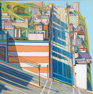 Wayne Thiebaud, San Francisco West Side Ridge Fine Art Reproduction Oil Painting