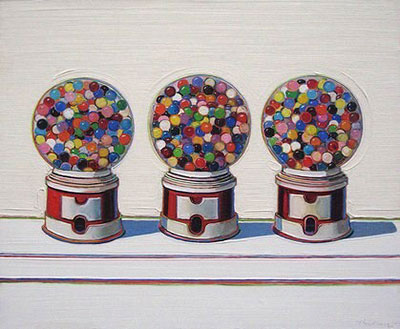 Wayne Thiebaud, Three Machines Fine Art Reproduction Oil Painting