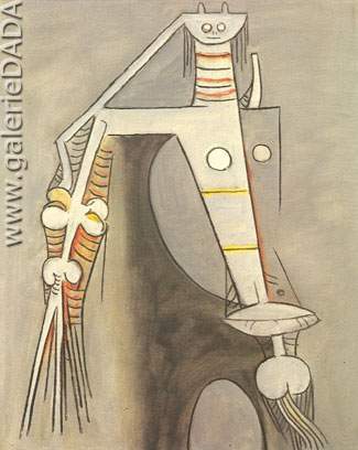 Wifredo Lam, Pattern 11/24 Fine Art Reproduction Oil Painting