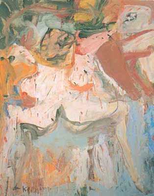 Willem De Kooning, The Visit Fine Art Reproduction Oil Painting
