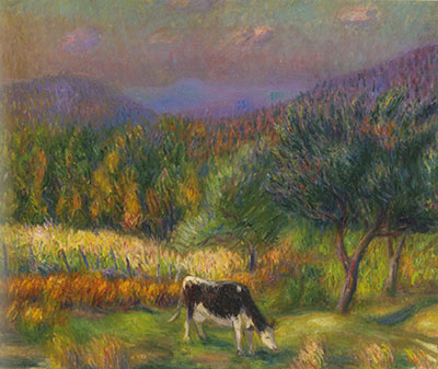 The Black and White Cow