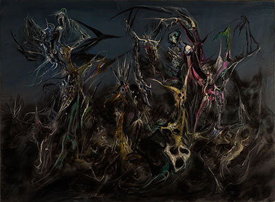 Wolfgang Paalen, Magnetic Thunderstorms Fine Art Reproduction Oil Painting