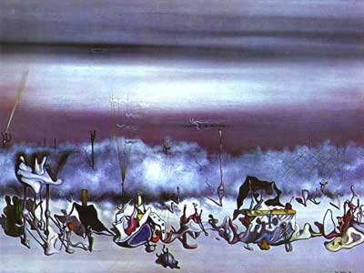 Yves Tanguy, Ribbon Fine Art Reproduction Oil Painting