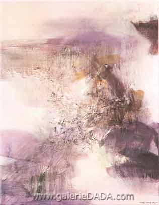 Zao Wou-Ki, 5/15/1988 Fine Art Reproduction Oil Painting