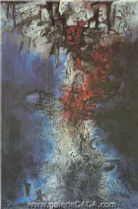 Zao Wou-Ki, The Night Stairs Fine Art Reproduction Oil Painting