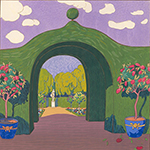 A Commission, Garden path Fine Art Reproduction Oil Painting