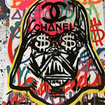 Alec Monopoly, Darth Vader Fine Art Reproduction Oil Painting