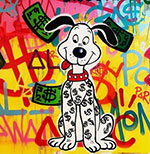Alec Monopoly, Dog Fine Art Reproduction Oil Painting