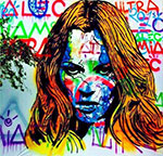 Alec Monopoly,  Girl Fine Art Reproduction Oil Painting