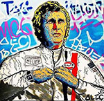 Alec Monopoly,  Steve McQueen Fine Art Reproduction Oil Painting