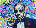Alec Monopoly, The Godfather Fine Art Reproduction Oil Painting