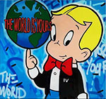 Alec Monopoly, The World is Yours Fine Art Reproduction Oil Painting