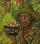 Alfredo Ramos Martinez, El Indio Con Tunas Fine Art Reproduction Oil Painting