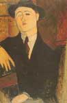 Amedeo Modigliani, Paul Guillaume Fine Art Reproduction Oil Painting