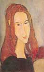 Amedeo Modigliani, Portrait of a Girl Fine Art Reproduction Oil Painting