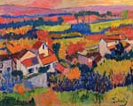 Andre Derain, Landscape near Chatou 2 Fine Art Reproduction Oil Painting