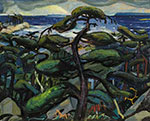 Arthur Lismer,  Dark Pine, Georgian Bay Fine Art Reproduction Oil Painting