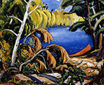 Arthur Lismer,  Temagami, Portage Fine Art Reproduction Oil Painting