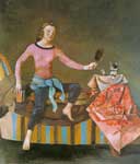 Balthasar Balthus, Cat in a Mirror II Fine Art Reproduction Oil Painting