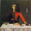Balthasar Balthus, Girl in Green and Red Fine Art Reproduction Oil Painting