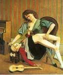 Balthasar Balthus, The Guitar Lesson Fine Art Reproduction Oil Painting