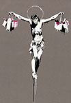  Banksy,  Consumer Jesus Fine Art Reproduction Oil Painting