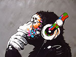  Banksy,  DJ Fine Art Reproduction Oil Painting