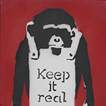  Banksy, Keep It Real Fine Art Reproduction Oil Painting