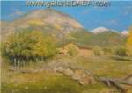 Bert Geer Phillips,  Scene near Arroyo Seco Taos N.M. Fine Art Reproduction Oil Painting